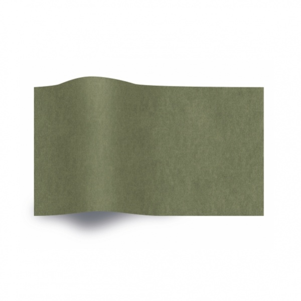 Folha de papel de seda verde